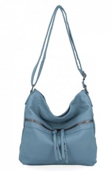 GEANȚĂ DE DAMĂ tip poștaș BEE BAG albastru deschis 1152S305