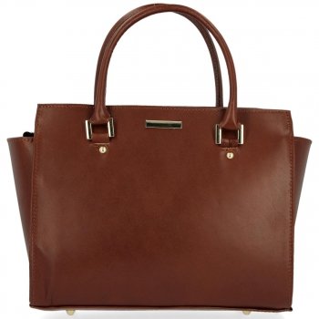 GEANȚĂ DIN PIELE cufăr Genuine Leather maro 2222