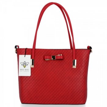 GEANȚĂ DE DAMĂ clasică BEE BAG roșu 1956-46L