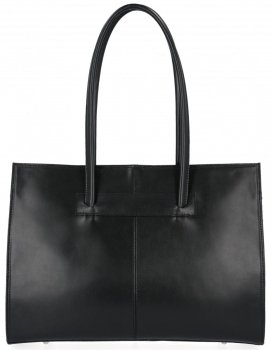 GEANȚĂ DIN PIELE business Genuine Leather negru 840