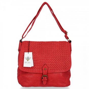 GEANȚĂ DE DAMĂ tip poștaș BEE BAG roșu 613-122