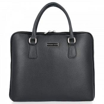 GEANȚĂ DIN PIELE business Vittoria Gotti negru V556052