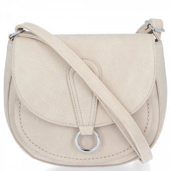 GEANȚĂ DE DAMĂ tip poștaș BEE BAG bej 1002S20