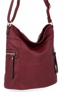 GEANȚĂ DE DAMĂ tip poștaș BEE BAG vișiniu 1152S307