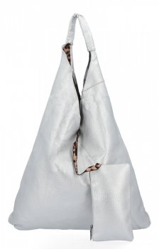 GENȚĂ DE DAMĂ shopper bag Hernan argint HB0350