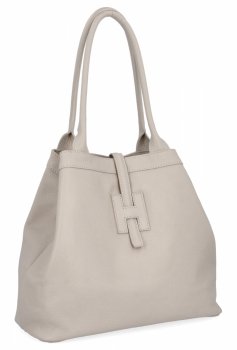 GENȚĂ DIN PIELE shopper bag Vittoria Gotti bej 208S