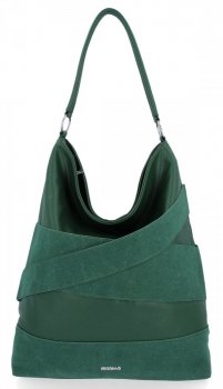 GEANȚĂ DE DAMĂ universală BEE BAG verde de sticlă 1952A552