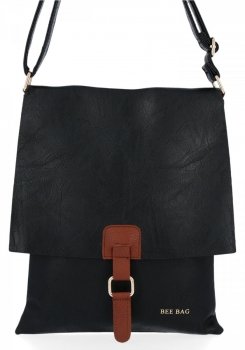 GEANȚĂ DE DAMĂ tip poștaș BEE BAG negru 1052S34