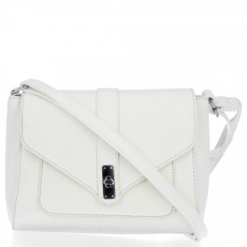 GEANȚĂ DE DAMĂ clasică BEE BAG alb 1002S18