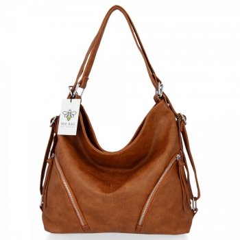 GEANȚĂ DE DAMĂ tip poștaș BEE BAG roșcat 1452L51