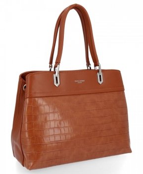GEANȚĂ DE DAMĂ clasică David Jones roșcat CM6467