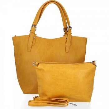 GEANȚĂ DE DAMĂ shopper bag BEE BAG galben 1752L60