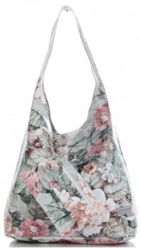 GEANȚĂ DIN PIELE shopper bag Vittoria Gotti bej VF9802