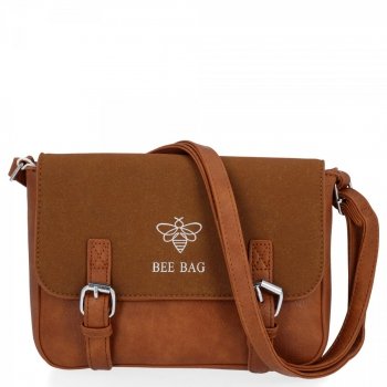GEANȚĂ DE DAMĂ tip poștaș BEE BAG maro 1002S2024br2