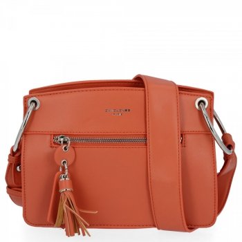 GEANȚĂ DE DAMĂ tip poștaș David Jones coral CM5712