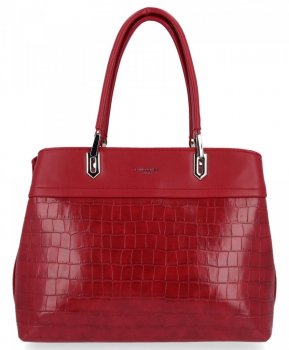 GEANȚĂ DE DAMĂ clasică David Jones vișiniu CM6467