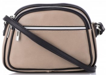 GEANȚĂ DIN PIELE tip poștaș Genuine Leather maro pământiu 5100