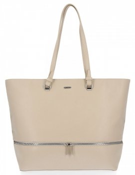 GEANȚĂ DE DAMĂ clasică David Jones bej CM6062