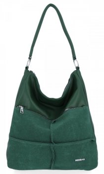 GEANȚĂ DE DAMĂ universală BEE BAG verde de sticlă 1752A561
