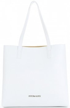 GEANȚĂ DIN PIELE shopper bag Vittoria Gotti alb V694150