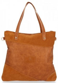 GEANȚĂ DIN PIELE shopper bag Roberto Ricci roșcat 18128