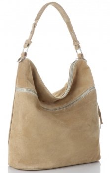 GEANȚĂ DIN PIELE universală Genuine Leather maro pământiu 5577C