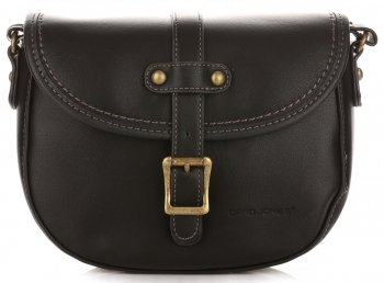 GEANȚĂ DE DAMĂ tip poștaș David Jones negru 5601-1