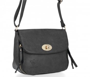GEANȚĂ DE DAMĂ tip poștaș BEE BAG gri SE101-1