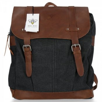 GEANȚĂ DE DAMĂ rucsac BEE BAG negru 912-31