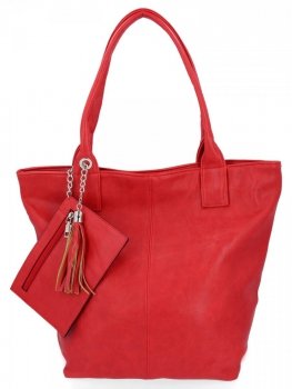 GEANȚĂ DE DAMĂ shopper bag Hernan roșu HB0339