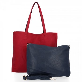GEANȚĂ DE DAMĂ shopper bag BEE BAG roșu 111-2