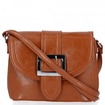 GEANȚĂ DE DAMĂ tip poștaș BEE BAG maro 1002S13