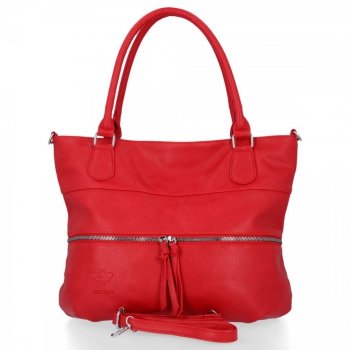 GEANȚĂ DE DAMĂ tip poștaș BEE BAG roșu 1302L91