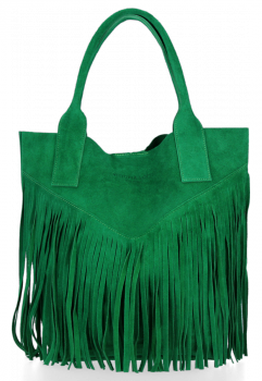 GEANȚĂ DE DAMĂ shopper bag Vittoria Gotti verde de zmeu VPOS9