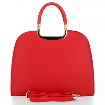 GEANȚĂ DE DAMĂ cufăr BEE BAG roșu 1652M158