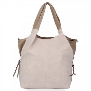 GEANȚĂ DE DAMĂ shopper bag Hernan bej HB0293