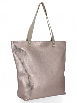 GEANȚĂ DIN PIELE shopper bag Vittoria Gotti maro B24