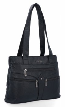 GENȚĂ DE DAMĂ shopper bag Hernan negru 8806-1