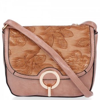 GEANȚĂ DE DAMĂ tip poștaș BEE BAG roz EN026-2