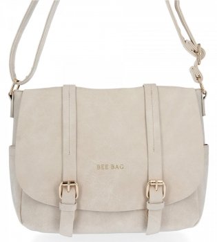 GEANȚĂ DE DAMĂ tip poștaș BEE BAG bej 1152S35BB