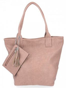 GEANȚĂ DE DAMĂ shopper bag Hernan roz  indian HB0339