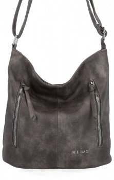 GENȚĂ DE DAMĂ tip poștaș BEE BAG gri 0852L86
