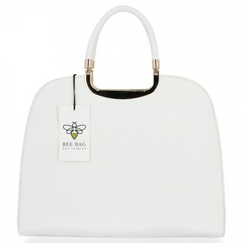 GEANȚĂ DE DAMĂ cufăr BEE BAG alb 1652M158
