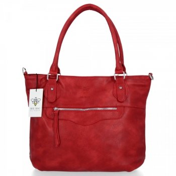 GEANȚĂ DE DAMĂ tip poștaș BEE BAG roșu 1302L92
