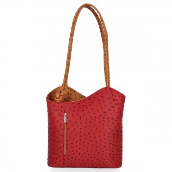 GEANȚĂ DIN PIELE clasică Genuine Leather cobalt 494