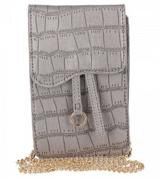 GEANȚĂ DE DAMĂ tip poștaș Magic Bags argint TC2009