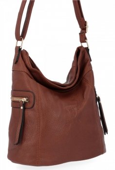GEANȚĂ DE DAMĂ tip poștaș BEE BAG maro 1152S307