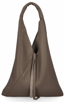 Geantă din piele italiană Shopper Bag cu o mică trusă de cosmetice 5820S Ziemista