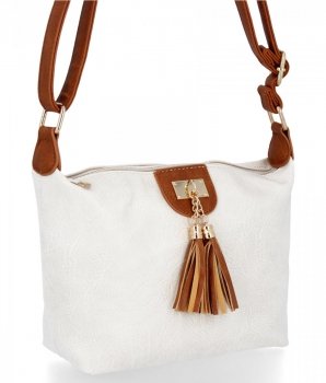 GEANȚĂ DE DAMĂ universală BEE BAG alb 0802S17