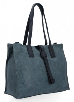 GEANȚĂ DE DAMĂ shopper bag Hernan albastru marin HB0192-1